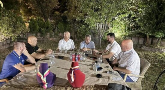 Eksponentët e Besëlidhja AKI, Rexhepi dhe Selami u takuan me legjendën e mundjes, Shaban Tërstena