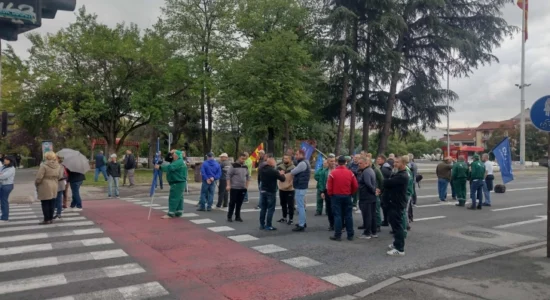 (VIDEO) Protestuan të punësuarit në parqe, kërkojnë pagat e tyre