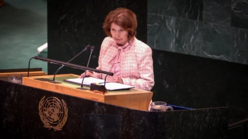 (VIDEO) Siljanovska Davkova: Rruga jonë drejt Brukselit ngjan me një maratonë