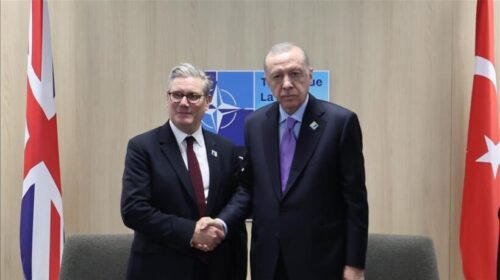 Presidenti turk dhe kryeministri britanik diskutojnë lidhjet dypalëshe, çështjet rajonale dhe globale