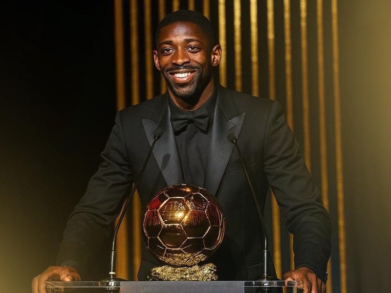 Ousmane Dembele shpallet fitues i “Topit të Artë”