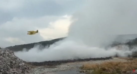 (VIDEO) Deponia Drislla helmon Shkupin, erë e rëndë në të gjithë zonën
