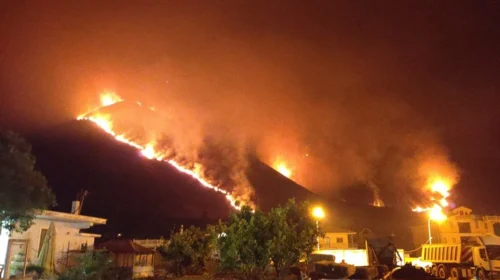 QMK: Shuhet plotësisht zjarri në deponinë në Haraçinë, mbetet aktiv vetëm zjarri në Dollnen