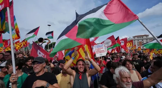 Greva dhe protesta në të gjithë Italinë në mbështetje të Palestinës
