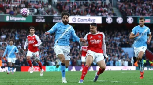 Martinelli i prish festën Guardiolës, Arsenali merr barazimin e rëndësishëm në frymën e fundit përballë Manchester Cityt