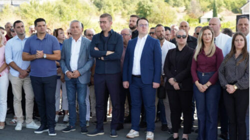 Mickoski lëshoi në përdorim një pjesë të rrugës Kërçovë–Ohër