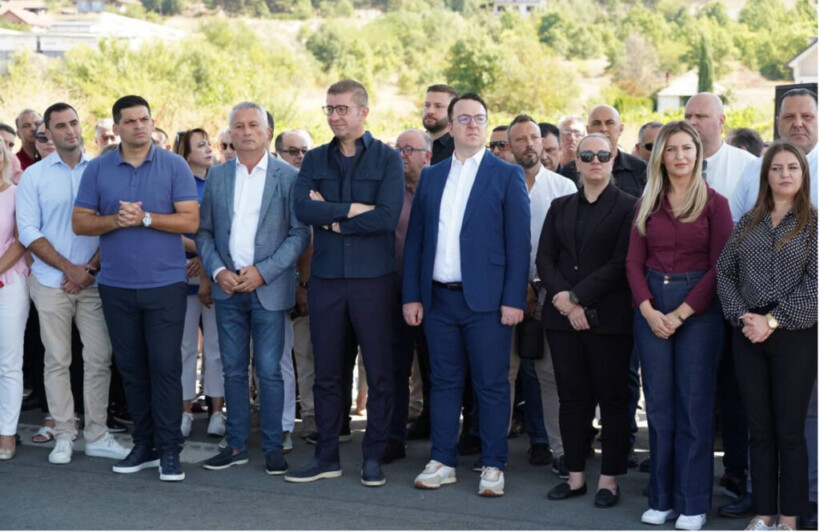 Mickoski lëshoi në përdorim një pjesë të rrugës Kërçovë–Ohër
