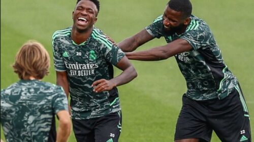 Real Madrid, Rudiger dhe Vinicius “përplasen” në stërvitje, ndërhyn Xabi Alonso