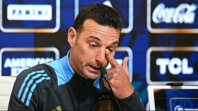 Scaloni i emocionuar lufton me lotët për ndeshjen e fundit të Messit në shtëpi për Argjentinën