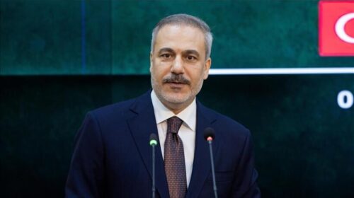Kryediplomati turk Fidan diskuton me zv.presidentin palestinez mbi njohjen e Shtetit të Palestinës