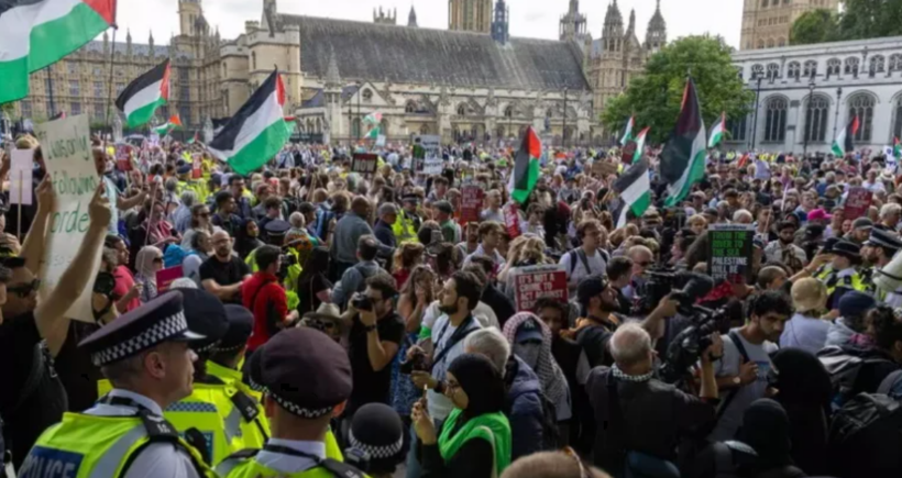 Londër, mbi 1 000 të arrestuar në protestën pro Palestinës