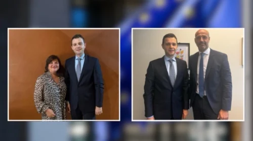 Takime të ministrit Mucunski me sekretaren e përgjithshme të APKE, Despina Shacivasiliu dhe me zëvendësguvernatorin e Bankës për Zhvillim të KE, Tomash Boçek