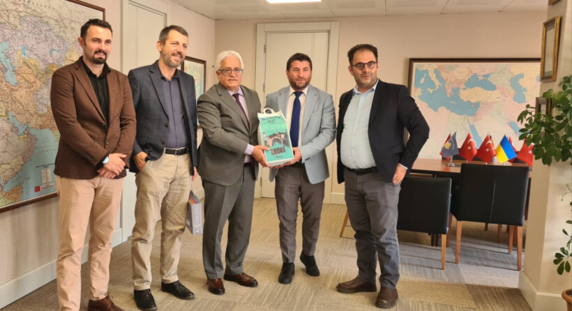 Nënkryetari i TIKA s  Dr  Mahmut Çevik priti në takim profesorët e departamentit të Gazetarisë nga Universiteti i Prishtinës