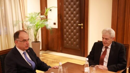 Ali Ahmeti takoi presidentin Bajram Begaj: RMV dhe Shqipëria duhet të ecin bashkë në rrugën eurointegruese