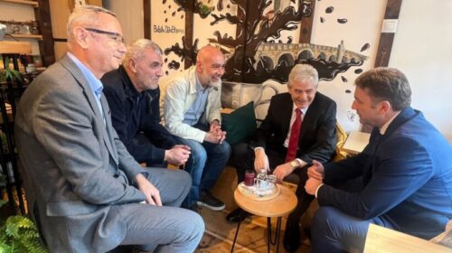 Bujar Osmani takohet me teologun dhe gazetarin Adnan Idriz