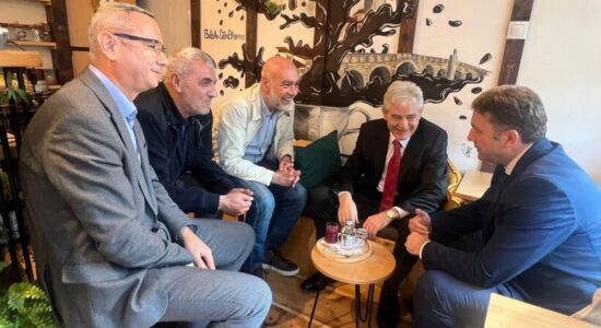 Bujar Osmani takohet me teologun dhe gazetarin Adnan Idriz