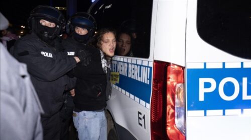 Shpërthejnë përleshje në protestën “Të bashkuar për Gazën” në Berlin, policia kryen arrestime