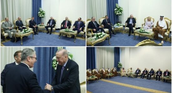 Presidenti Erdoğan takohet me liderë botërorë në Egjipt në kuadër të samitit të paqes