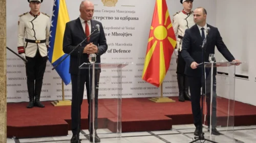 Misajllovski-Helez: Përforcim i partneritetit dhe besimit në mbrojtje mes Maqedonisë së Veriut dhe Bosnjë dhe Hercegovinës