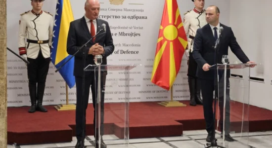 Misajllovski-Helez: Përforcim i partneritetit dhe besimit në mbrojtje mes Maqedonisë së Veriut dhe Bosnjë dhe Hercegovinës