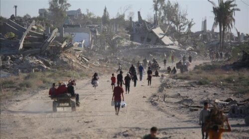 I dërguari i posaçëm i SHBA-së dhe shefi i CENTCOM-it vizitojnë Rripin e Gazës pas tërheqjes së forcave izraelite