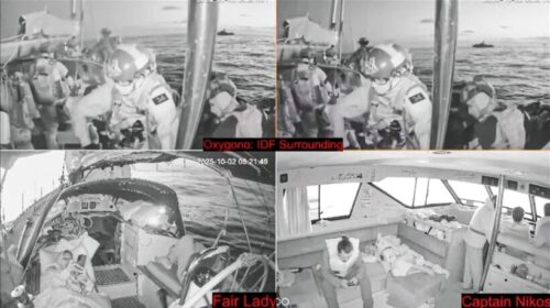 Ndalohen nga forcat izraelite 223 aktivistë në bordin e flotës ndërkombëtare të ndihmës