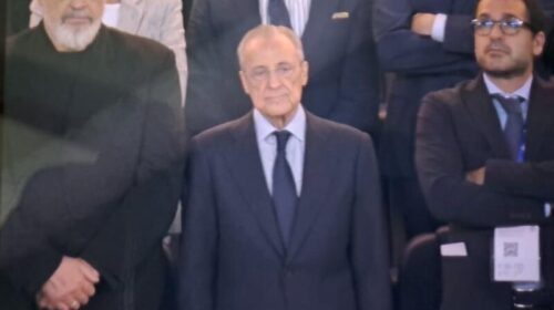 Edi Rama përkrah presidentit madrilen Florentino Perez, ndjek ndeshjen Real Madrid-Villarreal