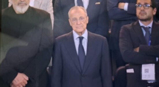 Edi Rama përkrah presidentit madrilen Florentino Perez, ndjek ndeshjen Real Madrid-Villarreal