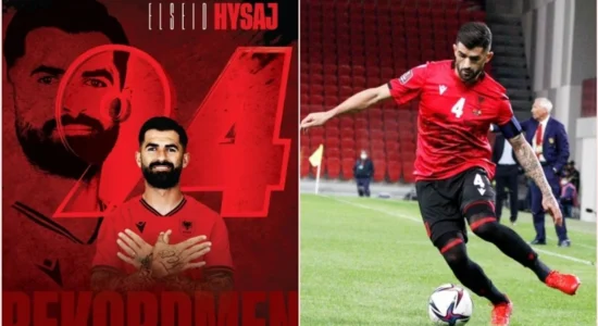Elseid Hysaj kalon edhe Lorik Canën, lojtari me më shumë paraqitje në historinë e Shqipërisë