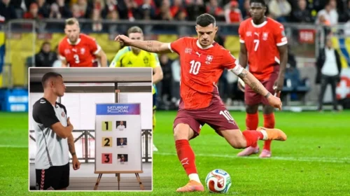 Granit Xhaka rendit tre mesfushorët legjendarë