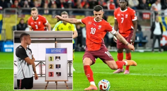 Granit Xhaka rendit tre mesfushorët legjendarë