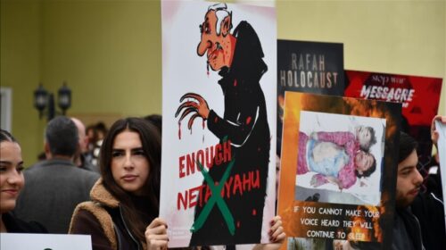 Shkup, mbahet demonstratë në mbështetje të popullit palestinez