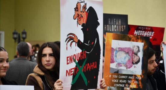 Shkup, mbahet demonstratë në mbështetje të popullit palestinez