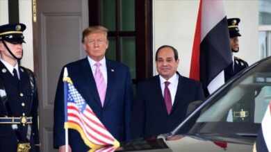 Presidenti Abdel Fattah al-Sisi dhe DOnald Trump. Foto: AA