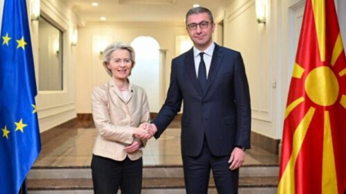 Ursula von der Leyen: BE është plotësisht pas Maqedonisë së Veriut – Kushtetuta duhet të ndryshohet
