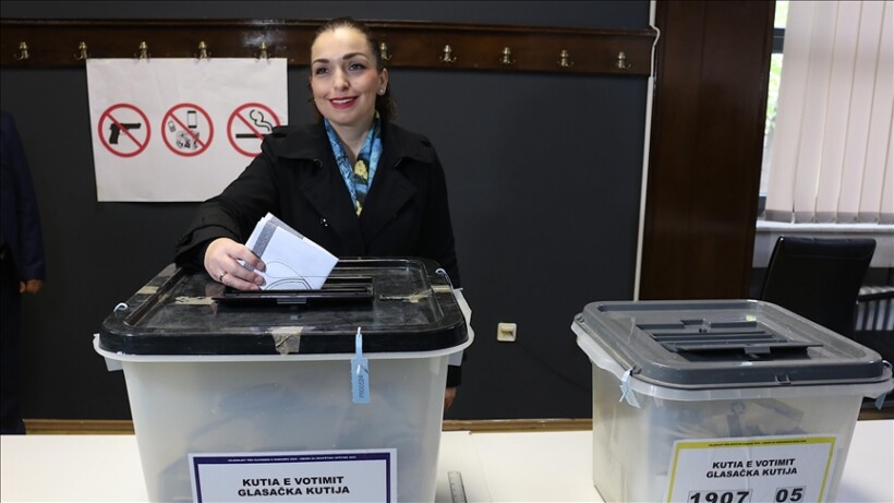Zgjedhjet lokale në Kosovë, voton presidentja Osmani