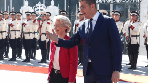 Kryeministri Mickoski do ta presë kryetaren e KE-së, Ursula fon der Lajen