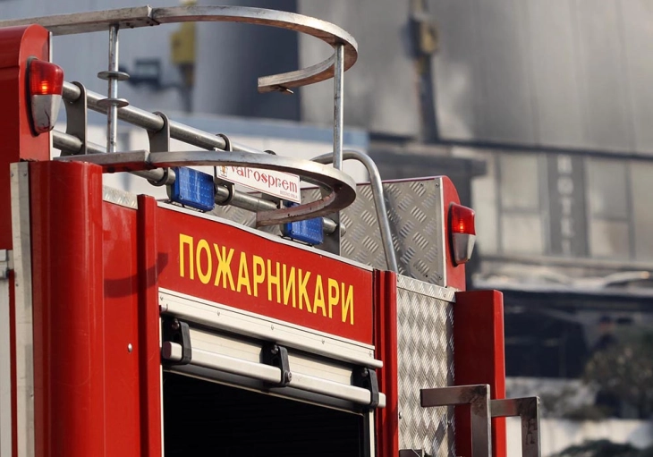 Digjet një objekt në rrethinën e Tetovës, nuk ka persona të lënduar