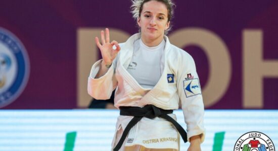 Distria Krasniqi shkëlqen në Zagreb, siguron medaljen e artë për Kosovën