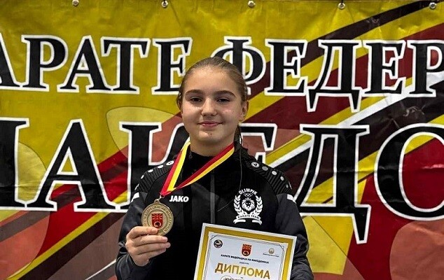 Hira Fidani, kampione e RMV-së në kategorinë -54 kg, vitin e ardhshëm pjesë e Europianit në Qipro