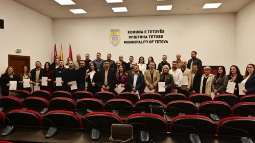 (VIDEO) Certifikohen këshilltarët e rinj në komunën e Tetovës