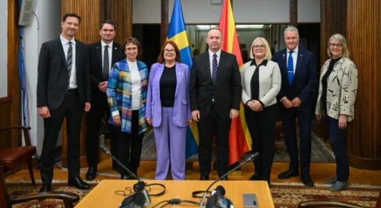 Gashi takon delegacionin suedez për bashkëpunim dhe integrim evropian