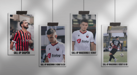 Katër futbollistë të Shkëndijës me përfaqësueset kombëtare