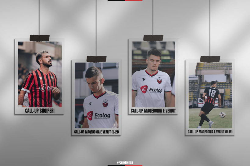 Katër futbollistë të Shkëndijës me përfaqësueset kombëtare