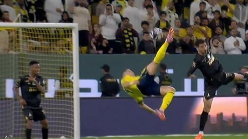 Çfarë goli gërshërë nga 40-vjeçari Ronaldo (VIDEO)