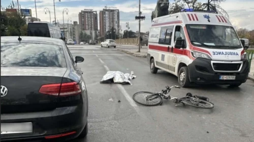 Arrestohet shoferi i cili qëlloi për vdekje një çiklist në Shkup dhe u largua nga vendi i aksidentit