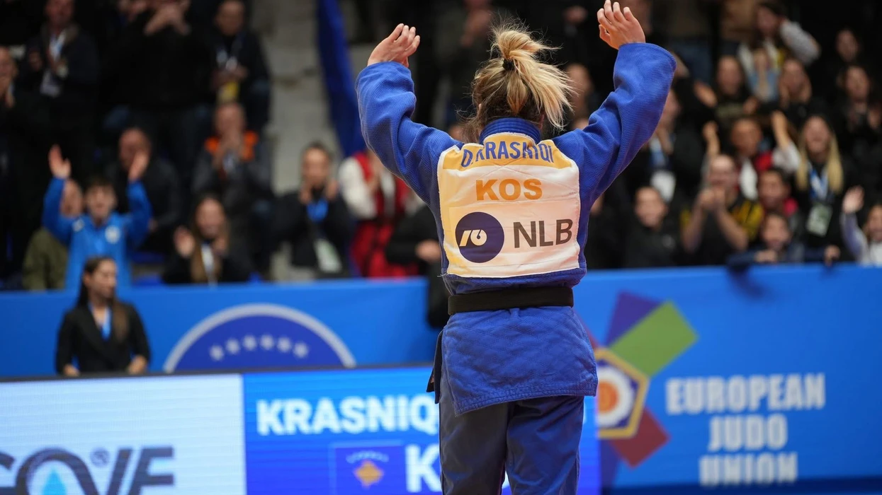 Distria Krasniqi lufton për medalje të bronztë në Grand Slamin e Abu Dhabit