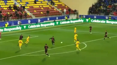 Ndeshja Shqipëri-Andorra. Foto printscreen