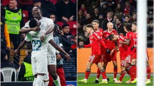 Benfica fiton në Amsterdam, humbje tronditëse e Galatasarayt në Stamboll