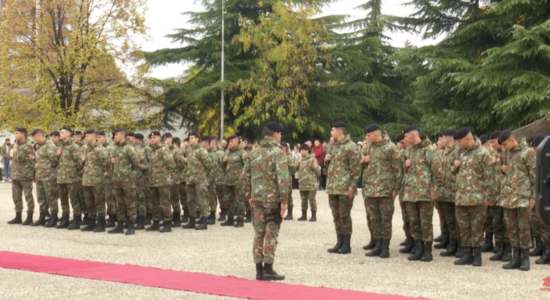 (VIDEO) 31 kadetë dhe 28 praktikantë u betuan në Akademinë Ushtarake